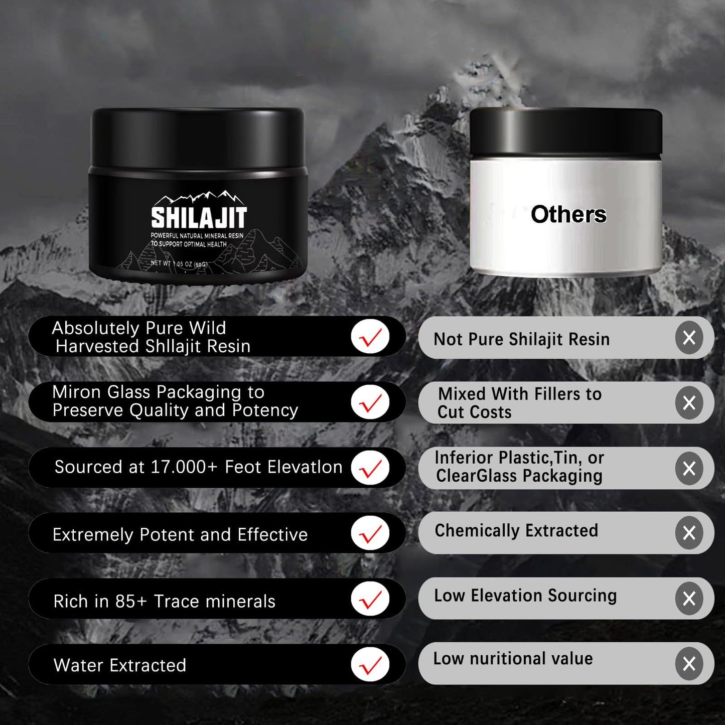 Shilajit Pure Himalayan 50g