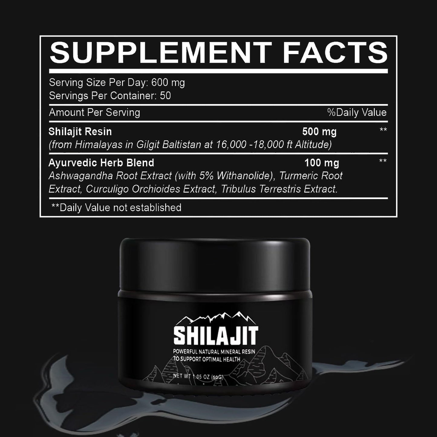 Shilajit Pure Himalayan 50g