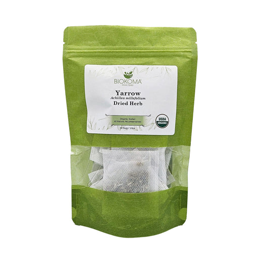 Yarrow Organic Dried Herb 30 Tea Bags 1.5oz