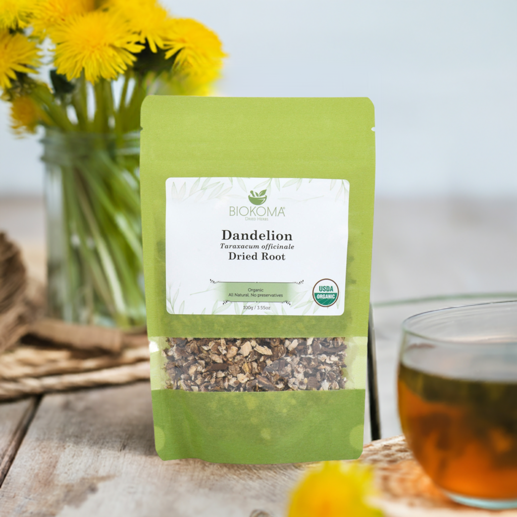 Dandelion Organic Dried Root 100g 3.55oz