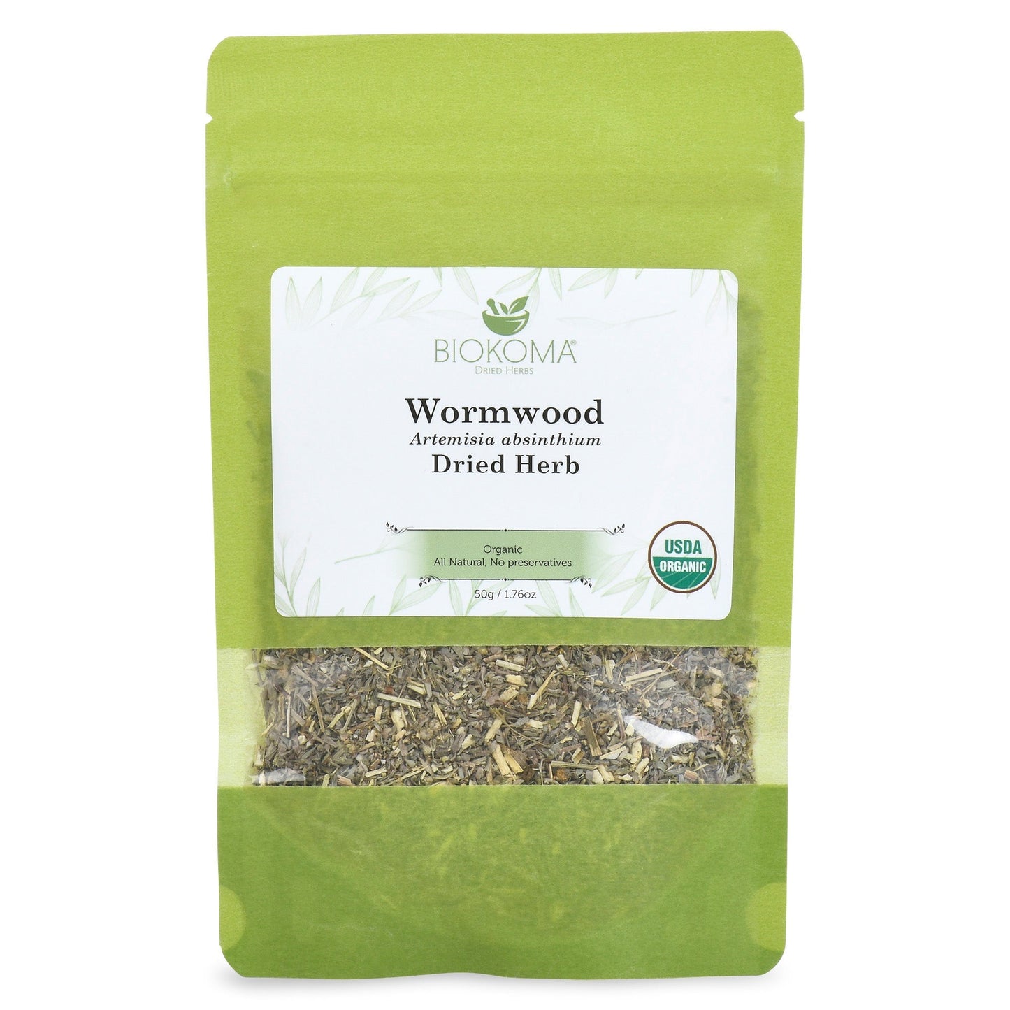 Wormwood  Organic Dried Herb 50g 1.76oz